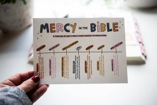 Mercy in the Bible TIMELINE Tip-in Sheet