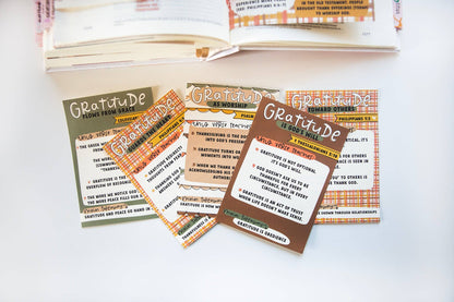 Gratitude in the Bible Mini Tip-in Sheet Bundle (Set of 5)