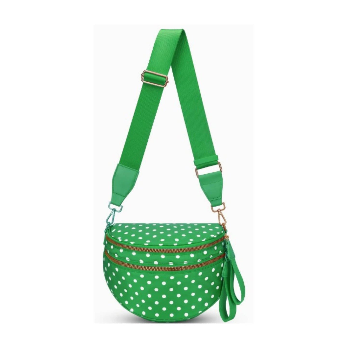 SF221011 Polka Dot Nylon Sling/Crossbody Bag