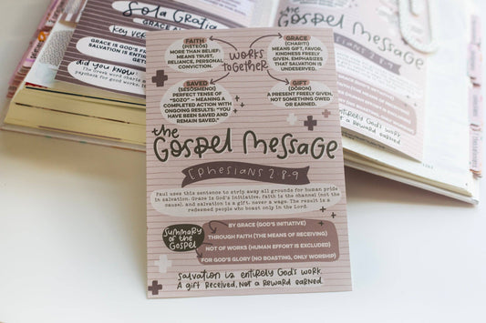 Gospel Message Tip-in Sheet