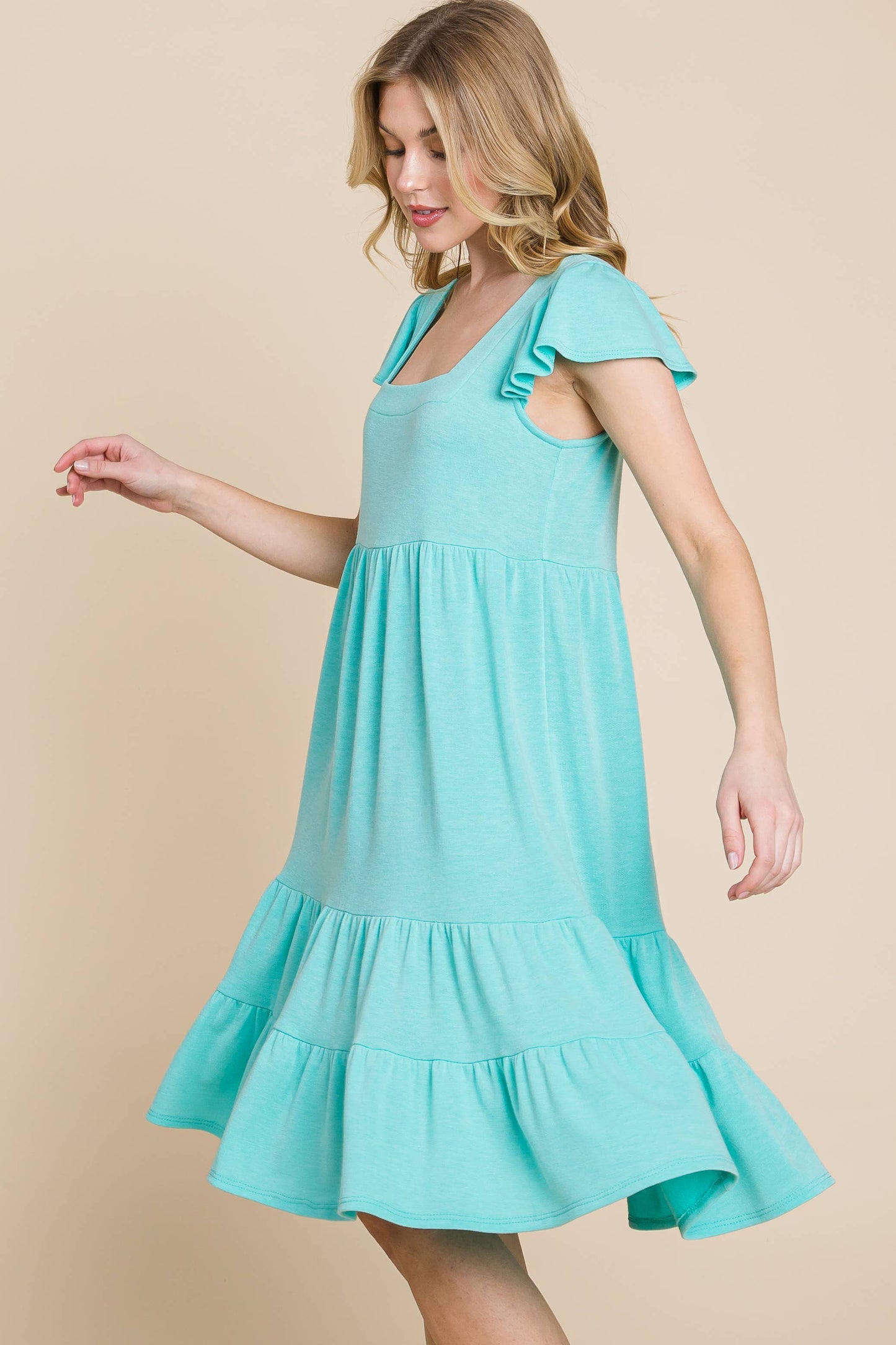 Solid French Terry Dress