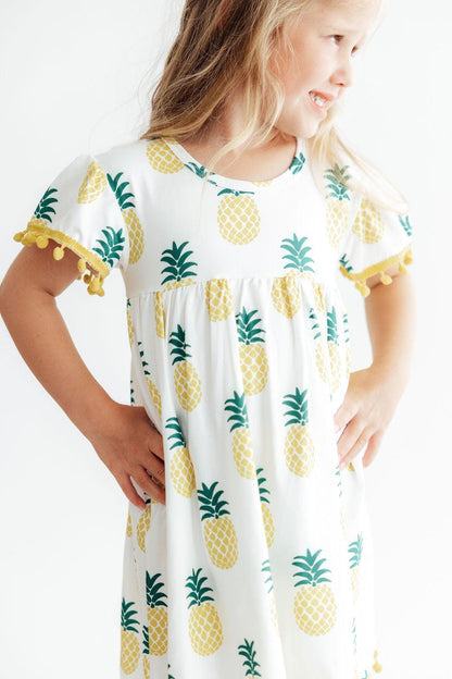 Pineapple Pom Pom Dress