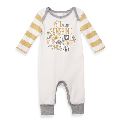 Baby's "You Are My Sunshine" Cotton Romper