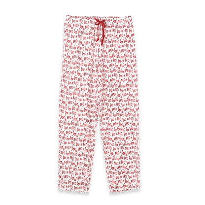 Christmas Ho-Ho-Ho Adult Bamboo Pajama Pants-Family Matching