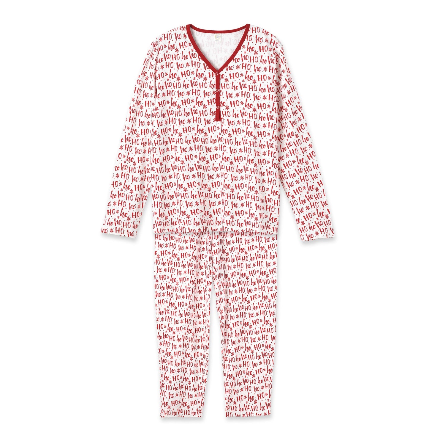 Christmas Ho-Ho-Ho Women's Bamboo Pajama Family Matching Set